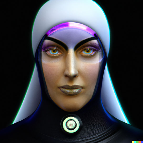 Futuristic Nun